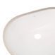 Комплект Qtap Stork: Раковина врезная овальная 560x395x195 мм White + Донный клапан PU02O
