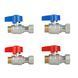 Комплект прямых кранов Thermo Alliance Standart 1/2"ВН -3/4"ВН с накидной гайкой для подключенние котла TAS262RBW1520