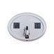 Дзеркало Qtap Virgo 780х580 з LED-підсвічуванням Touch, димер, рег. яскравості QT18783502W