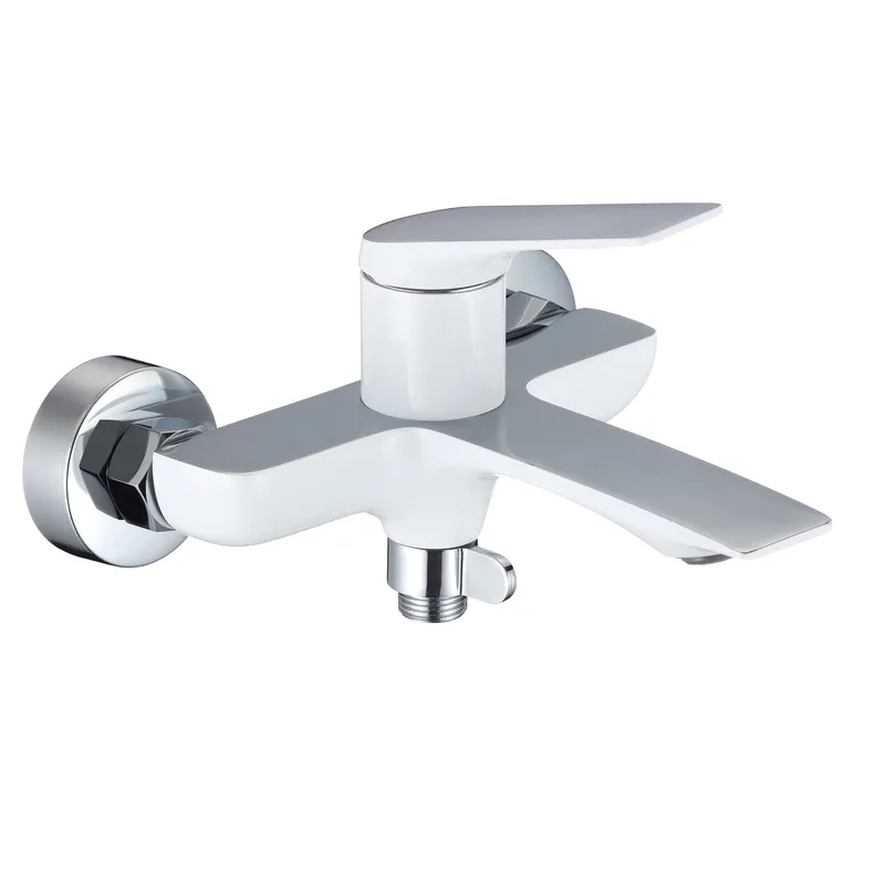 фото Змішувач для ванни Mixxus Premium DERBY 009 (EURO) WHITE-CHROME (MI6615)