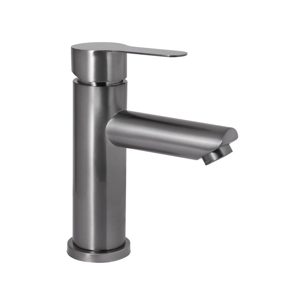 фотографія Змішувач для раковини Brinex Pure 001F низький Graphite BRIPUR001FGRP