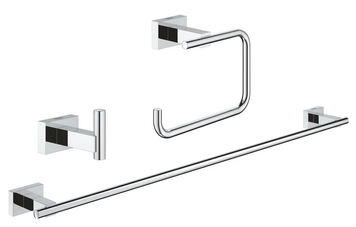 фото Набір аксесуарів 3 в 1 Grohe Essentials Cube New (40777001)