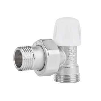 фото Кран радиаторный Icma 1/2" угловой под фитинг, без ручки №827