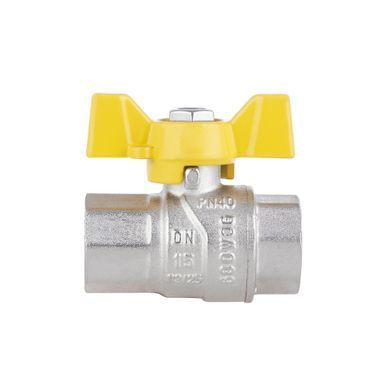 фотографія Кран кульовий Thermo Alliance Forte 1/2" ВР для газа (метелик) SF602G15