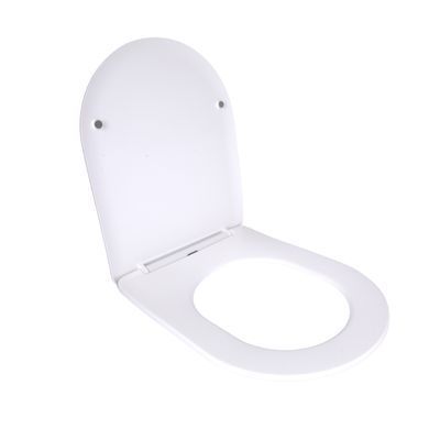 фото Qtap Сиденье для унитаза напольного (Grand) 560&times;363&times;30 мм, White, с микролифтом, Slim Duroplast, Quick Release QT26228301W3
