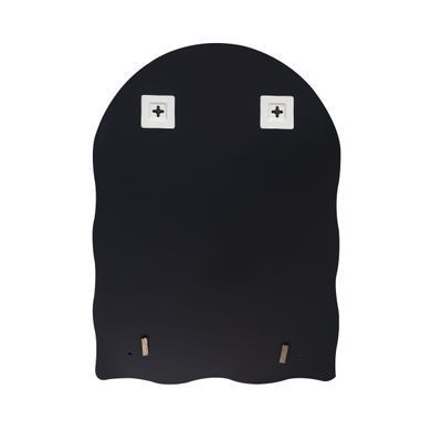 фото Зеркало Lidz Anny 140.07.02 (1) 600х850х106 настенное с полочкой прямоугольное с дугообразным верхом и фигурными боками LD78AN6085