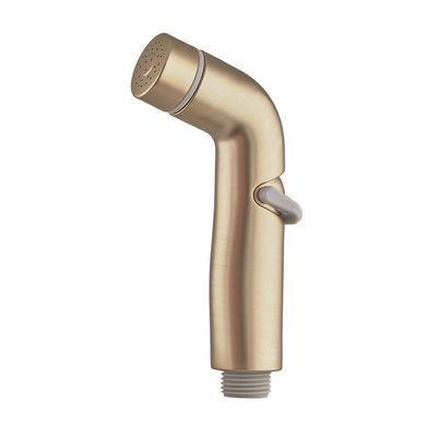фото Змішувач настінний з гігієнічним душем ZERIX REX-222 BRUSHED GOLD з нерж. сталі (Колір матове золото) (ZX6122)