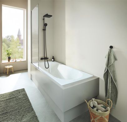 фото Душова система настінного монтажу Grohe Tempesta System 250 Cube з термостатом для ванни (266912431)