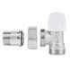 Кран радиаторный Icma 1/2" угловой под фитинг, без ручки №827
