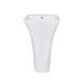 Раковина для підлоги моноблок Qtap Crow 450x435x835 White з донним клапаном QT0511G315W