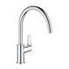 фотографія Змішувач для кухні Grohe StartCurve 31554001 &mdash; це ідеальне поєднання німецької якості, функціональності та сучасного дизайну. Високий трубкоподібний вилив з аератором і радіусом повороту 360&deg; забезпечує максимальну зручність під час щоденних кухонних спра