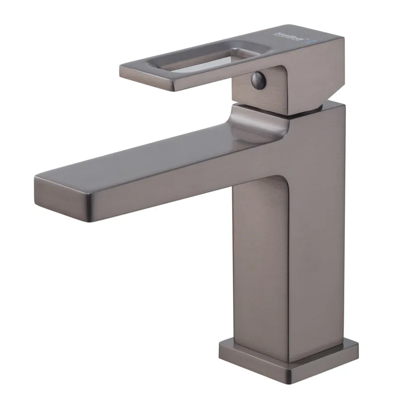фотографія Змішувач для умивальника HAIBA KANT 001 NUT GRAPHITE (Колір графіт) (HB9664)