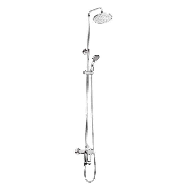 фото Душова колона зі змішувачем HAIBA HANSBERG 009-J (Колір хром) (HB0923)
