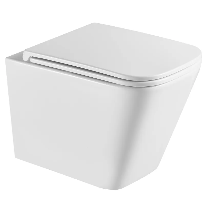 фото Унітаз підвісний Mixxus Premium Quadro-0301-R 490x340x360mm, система змиву Rimless (MP6452)