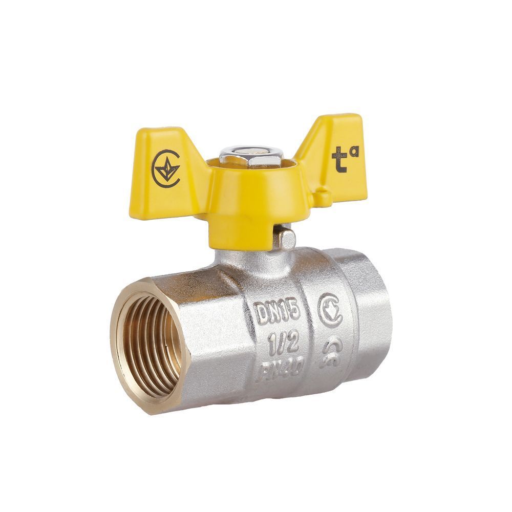 фотографія Кран кульовий Thermo Alliance Standart 1/2" ВР для газу (метелик) SD602NG15PN40