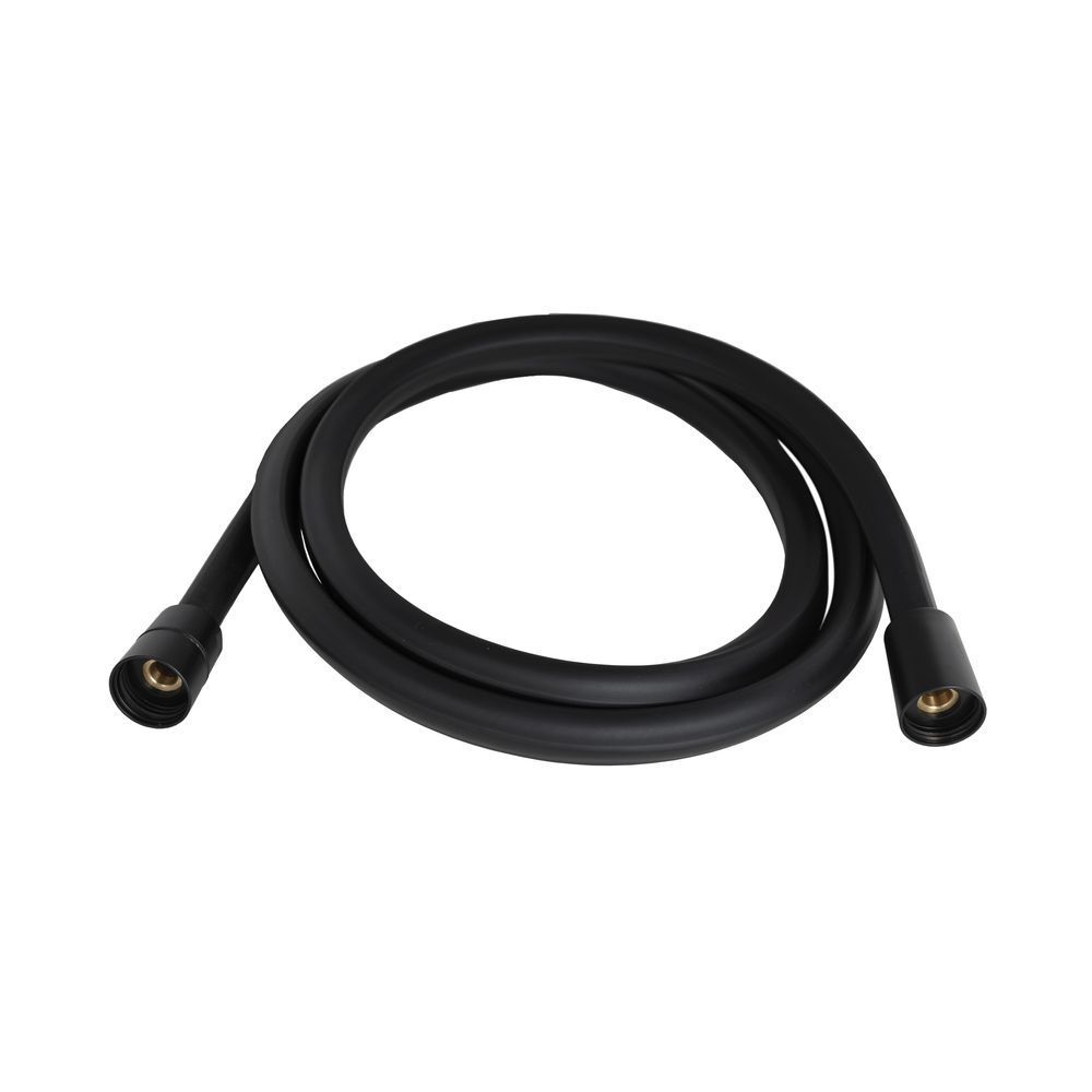 фото Шланг для ручного душа Qtap Hadice 1600 мм прямоугольный QTHADPVCSQ160B Black Matt