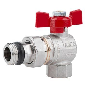 фото Кран шаровой Icma FAR. ROSSA 1/2" угловой №362