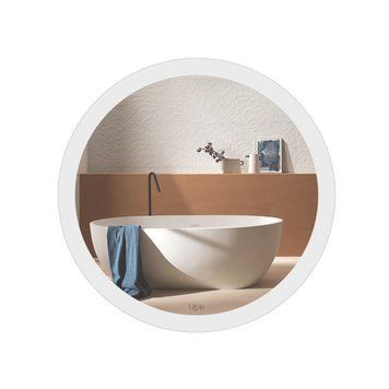 фотографія Дзеркало Qtap Virgo R400 з LED-підсвічуванням, QT1878250640W