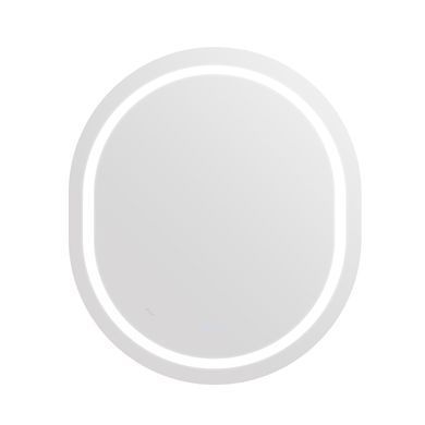фотографія Дзеркало Qtap Gemini 800х700 з LED-підсвічуванням Touch, з антизапотіванням, з димером, рег. темп. кольору (3000-6500K) Reverse QT2578R8070