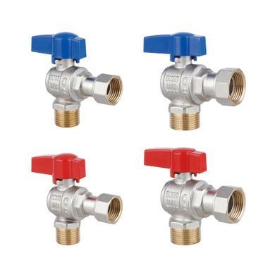 фото Комплект угловой кранов Thermo Alliance Standart 1/2"ВН -3/4"ВН с накидной гайкой для подключенние котла TAS225RBW1520