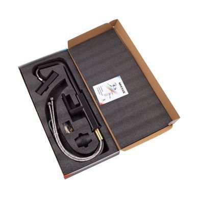 фото Змішувач для кухні з висувним виливом Mixxus Premium HAMMER 014 BLACK (MI6954)