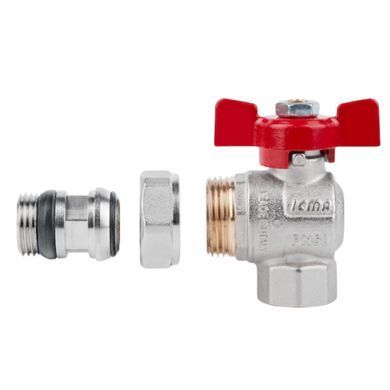 фото Кран шаровой Icma FAR. ROSSA 1/2" угловой №362