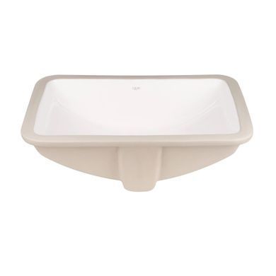 фото Комплект Qtap Stork: Раковина врезная прямоугольная 530x370x200 мм White + Донный клапан PU02O