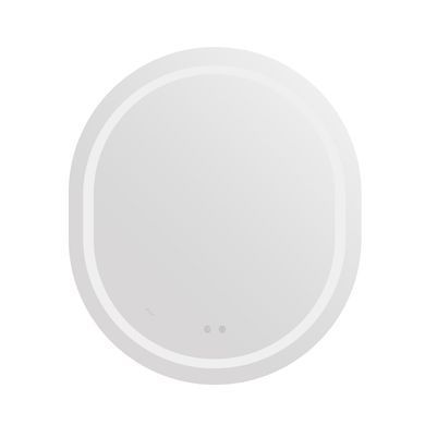 фотографія Дзеркало Qtap Gemini 800х700 з LED-підсвічуванням Touch, з антизапотіванням, з димером, рег. темп. кольору (3000-6500K) Reverse QT2578R8070