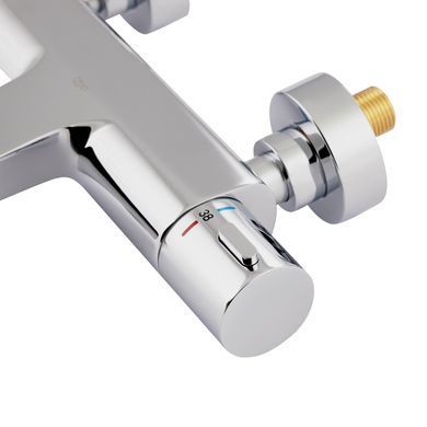 фото Смеситель для ванны Qtap Votice термостатический QTVOT30T1051GC Chrome