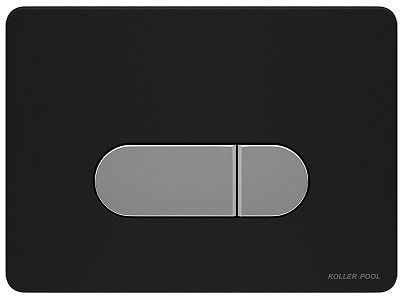 фото Інсталяція Koller Pool Dune 1200SL + Orion Cosmo Black / Chrome панель змиву + підвісний унітаз KVADRO Black matt з сидінням Soft-close (змив Торнадо)