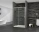 Двері у нішу розсувні MIXXUS PREMIUM DIVERSE SD01-120x185-TR CHROME прозоре скло 5мм (MI6873)