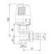 Термокомплект Icma 3/4" с антипротечкой угловой №KIT_1100+774-940+805-940