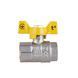 Кран кульовий Thermo Alliance Standart 1/2" ВР для газу (метелик) SD602NG15PN40