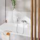 Одноважільний змішувач для ванни Grohe Cubeo (1018140000)