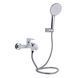 фотографія Змішувач для ванни Qtap Jay (з душовим гарнітуром) QTJAY259CRW45553 Chrome/White