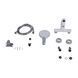 Смеситель для ванны Qtap Jay (c душевым гарнитуром) QTJAY259CRW45553 Chrome/White