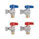 Комплект угловой кранов Thermo Alliance Standart 1/2"ВН -3/4"ВН с накидной гайкой для подключенние котла TAS225RBW1520
