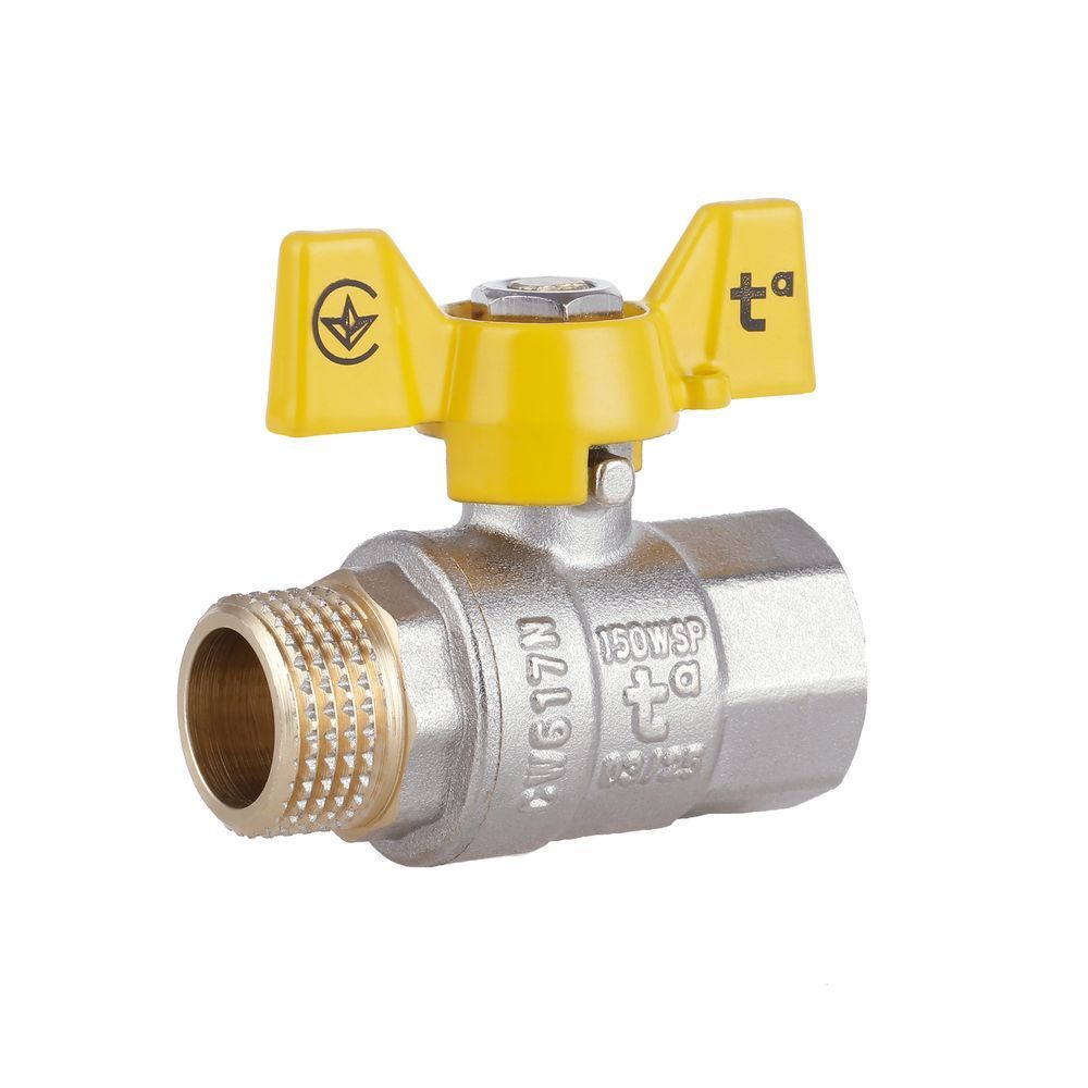 фотографія Кран кульовий Thermo Alliance Standart 1/2" ВЗ для газу (метелик) SD607NG15PN40
