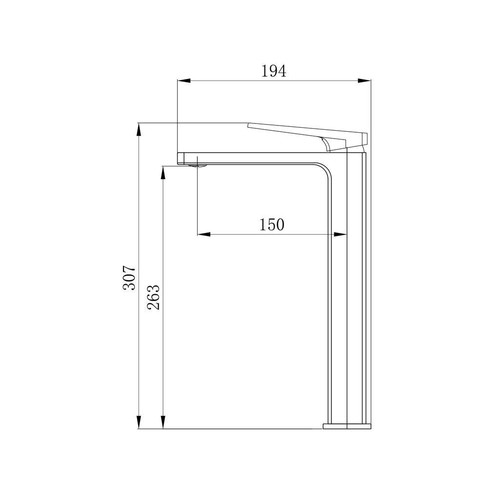 фото Смеситель для раковины Qtap Gemini Loop высокий QTGEM269CRM45700 Chrome