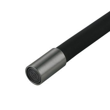 фото Смеситель для кухни Lidz Aria 015F3 (k35) с гибким изливом LDARI015F3BGRP49564 Graphite/Black