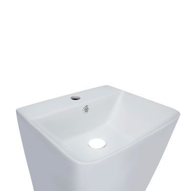 фотографія Раковина для підлоги моноблок Qtap Tern 440х380х830mm White QT1711G302WN