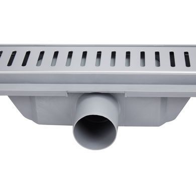 фото Трап Qtap Dry FA304-700 линейный с сухим затвором и нержавеющей решеткой 700х73