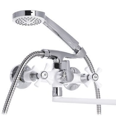 фото Змішувач для ванни Mixxus Omega 140 White (MI2768)