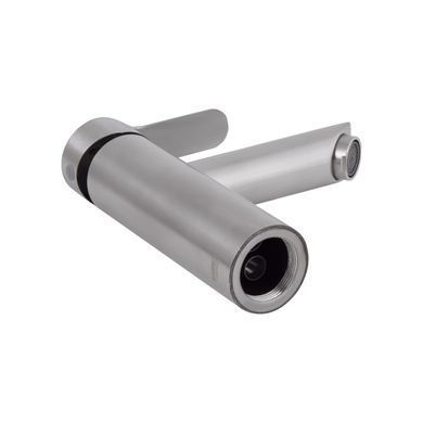 фото Смеситель для раковины Brinex Pure 001F низкий Nickel BRIPUR001FNKL