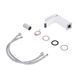 Смеситель для раковины Qtap Swan Cascada QTSWA270CRW45568 Chrome/White