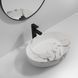 Раковина накладна MIXXUS PREMIUM ELLIPSE-0104 MARBLE 550х415х140mm (MP6554)