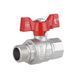 фотографія Кран кульовий Thermo Alliance Forte 1/2" ВЗ для води (метелик) SF607W15