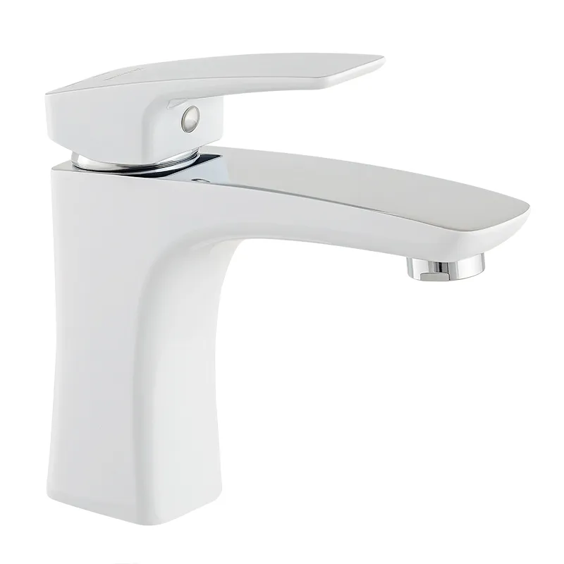 фото Змішувач для умивальника Mixxus Premium Patrick 001 гайка (White) (MI5853)