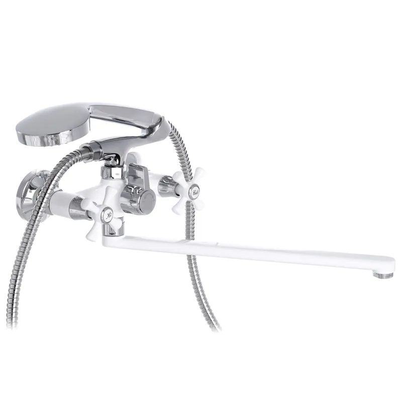 фото Змішувач для ванни Mixxus Omega 140 White (MI2768)