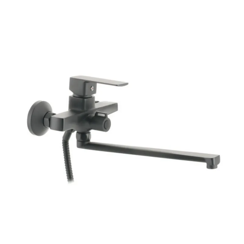 фотографія Змішувач для ванної кімнати Haiba Kubus 006 Euro Graphite (HB4006)